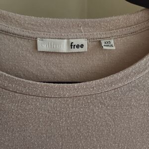 Wilfred Free Taupe Knit Top